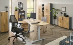 Schreibtisch Massivholzplatte SOLIDLine