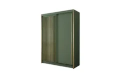 Schwebetürenschrank grün