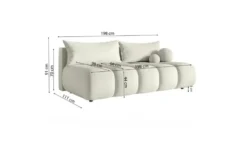 Selsey Dandelino mit Bettkasten Schlafsofa