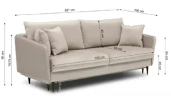 Selsey Einzelsofa mit Schlaffunktion Volio
