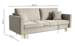 Selsey Einzelsofa mit Schlaffunktion Valico
