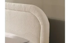 S-STYLE Boxbett mit Bettkasten, Bouclé-Stoff Sonna