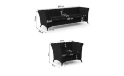S-STYLE Chesterfield Polstergarnitur 3+2+1 Wilhelm