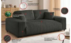 S-STYLE Polstergarnitur 2er-Set Mollis