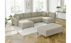 S-STYLE Wohnlandschaft mit Hocker Lars