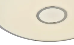 Trio LED-Deckenleuchte, Weiß mit Sterneneffekt