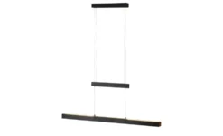 Trio LED-Pendelleuchte, schwarz mit Up & Down Ligh
