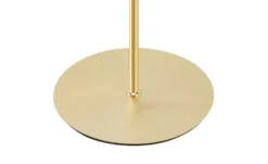 Trio LED-Stehleuchte, messing-matt, geschwungen