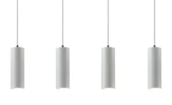 Trio Pendelleuchte, 4-flammig, weiß