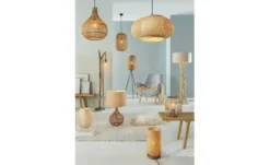 Trio Stehleuchte, 1-flammig, Sisal braun