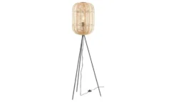 Trio Stehleuchte, 1-flammig, Sisal braun