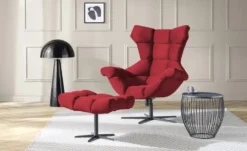 Twist Sessel aus Samt Sensi