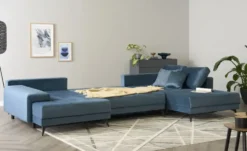 Wohnlandschaft mit Schlaffunktion